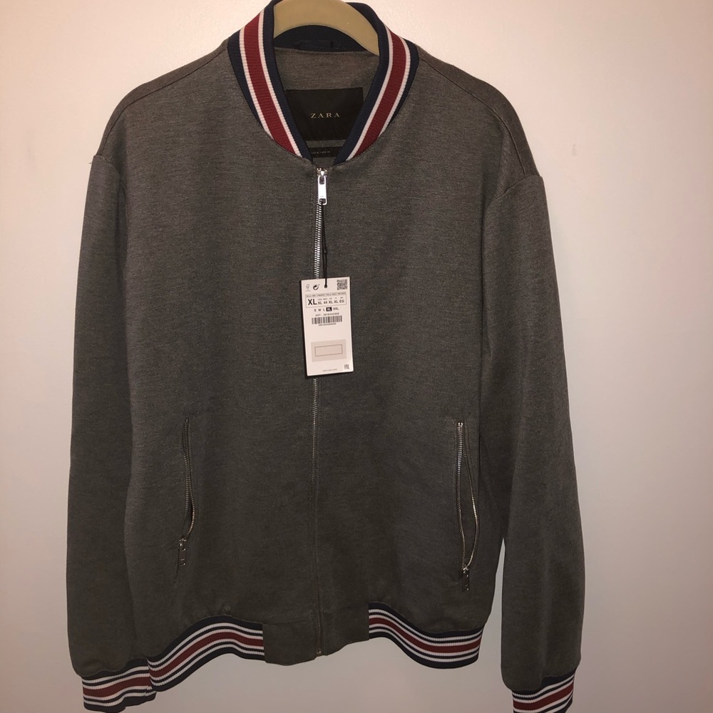 Zara zipup bomber jacket brand new